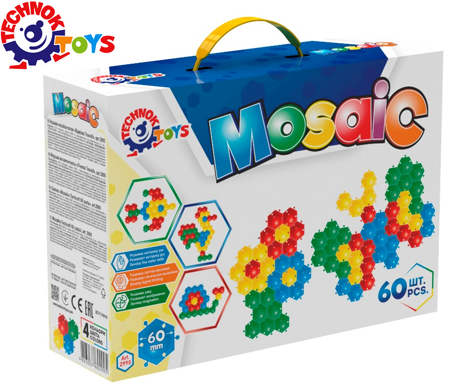 Мозайка за най-малките, 60 части, TECHNOK, Украйна