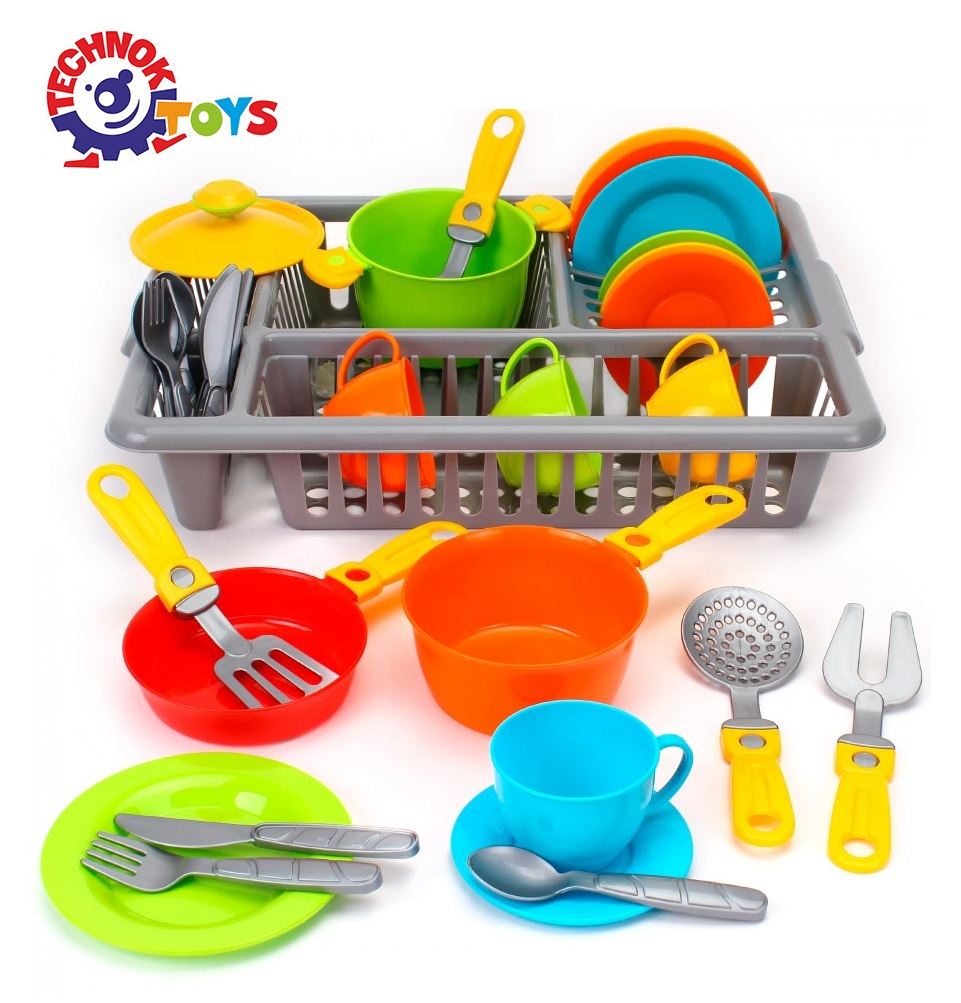 Кухненски комплект със сушилник, 33 части, TECHNOK, Украйна