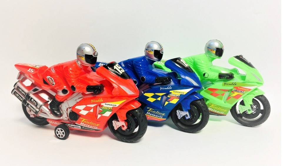 Мотор, три цвята, инерционен