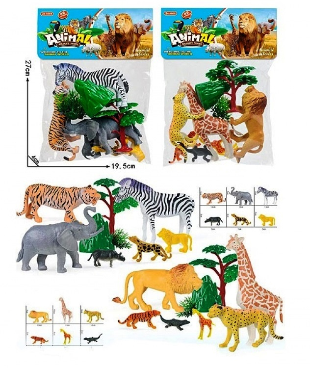 Комплект диви животни