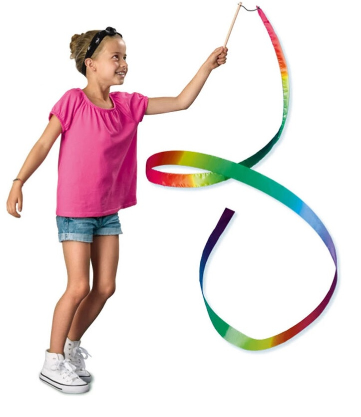 Сатенена лента за гимнастика, 2 метра