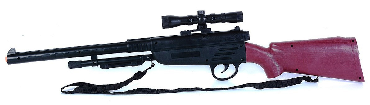 ГОЛЯМ пукащ снайпер с мерник, 67см