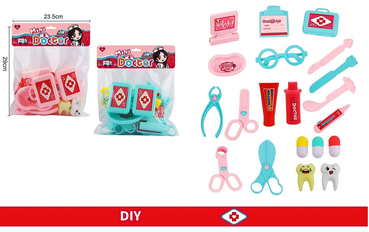 Зъболекарски комплект 20 части, 2 цвята