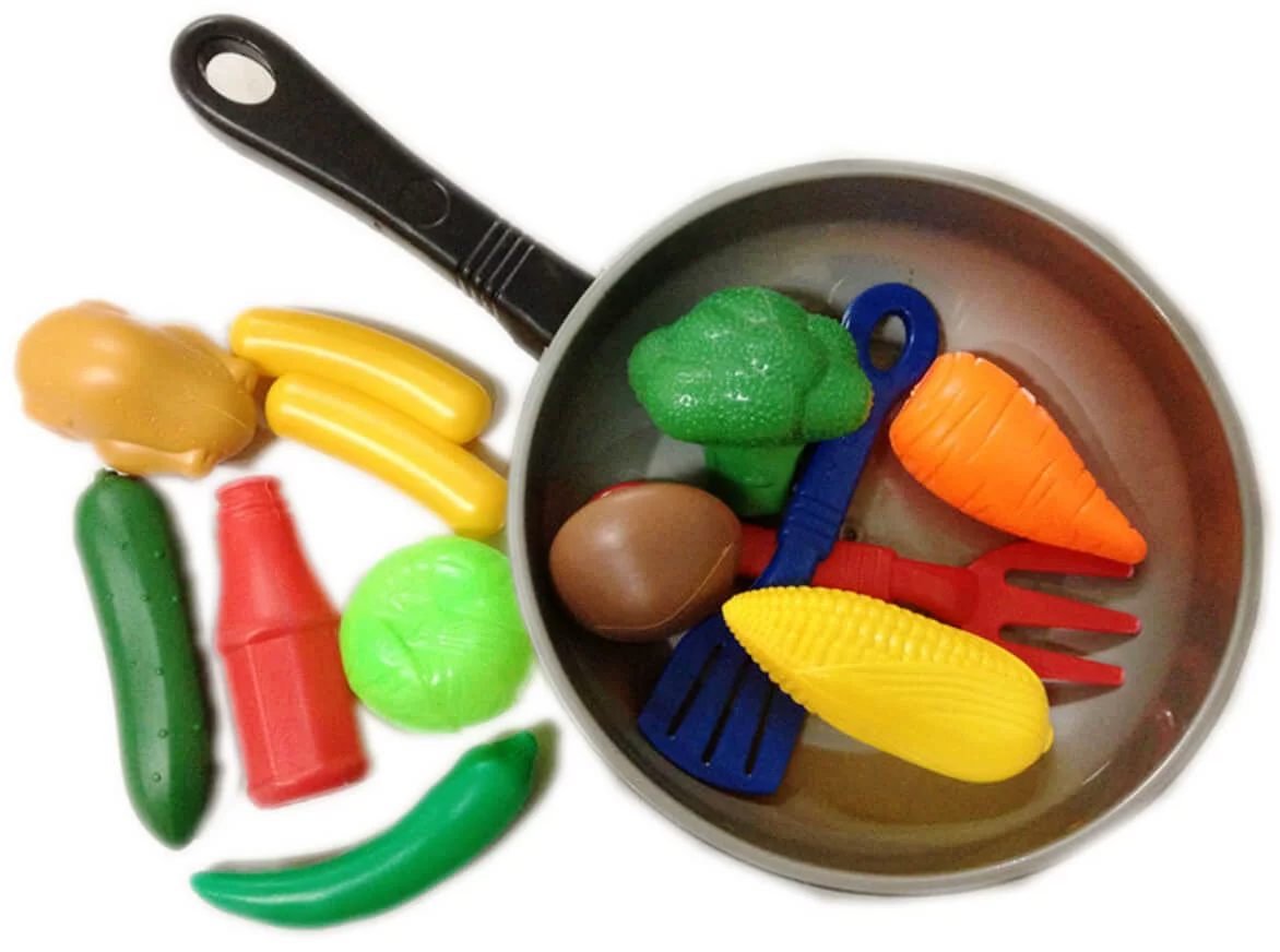 Комплект тиган със зеленчуци