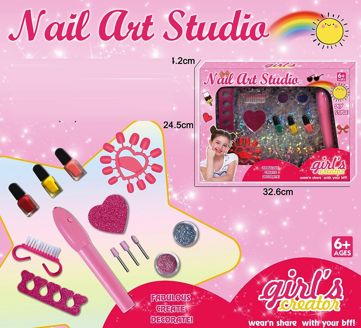 Комплект за маникюр с електрическа пила