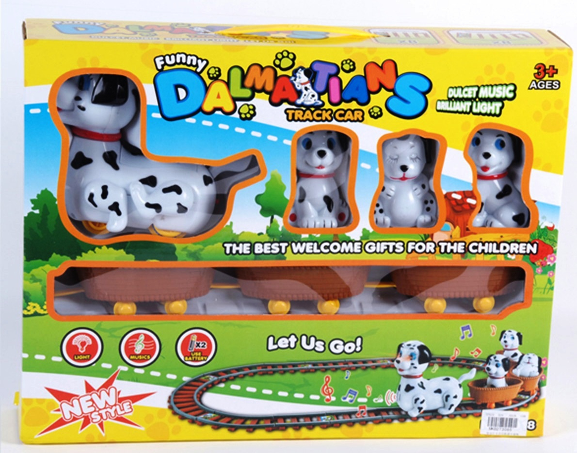 Влакче с далматинци, Звук и Светещи очи на мама далматинец