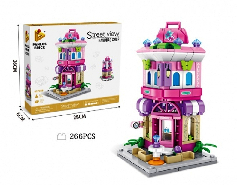 Конструктор магазин за дамски чанти, 266 части