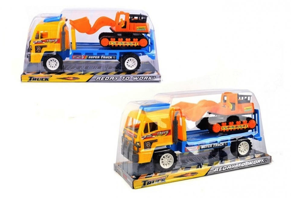 Камион с багер, инерционен