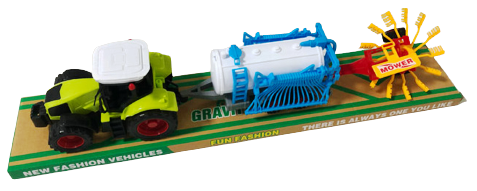 Трактор с цистерна и сеносъбирач