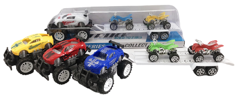 Джип с платформа и 2 ATV