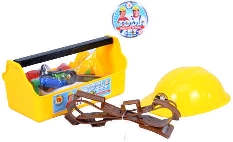 Инструменти с каска и сандък