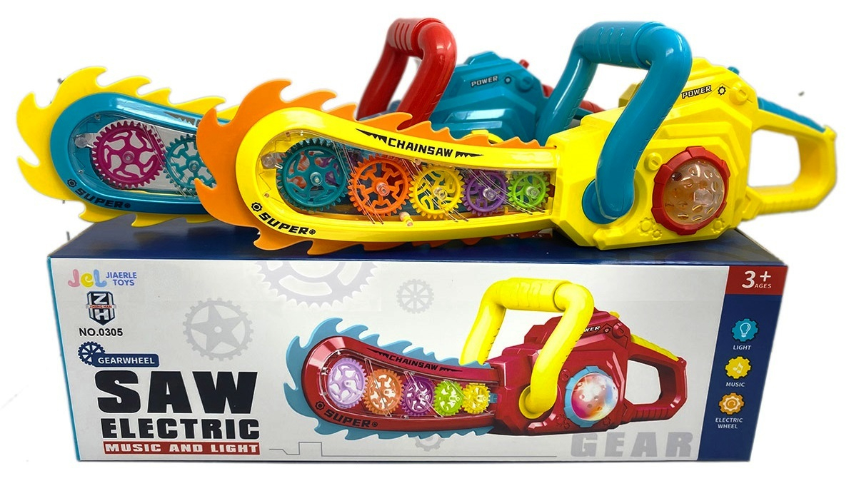 Резачка с Ярки Светлини, Звук и 5 въртящи зъбни колела