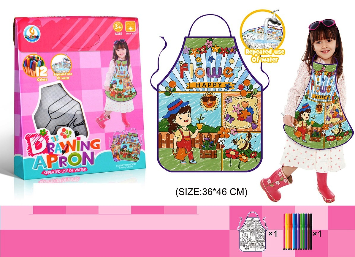 Престилка за оцветяване за момиче