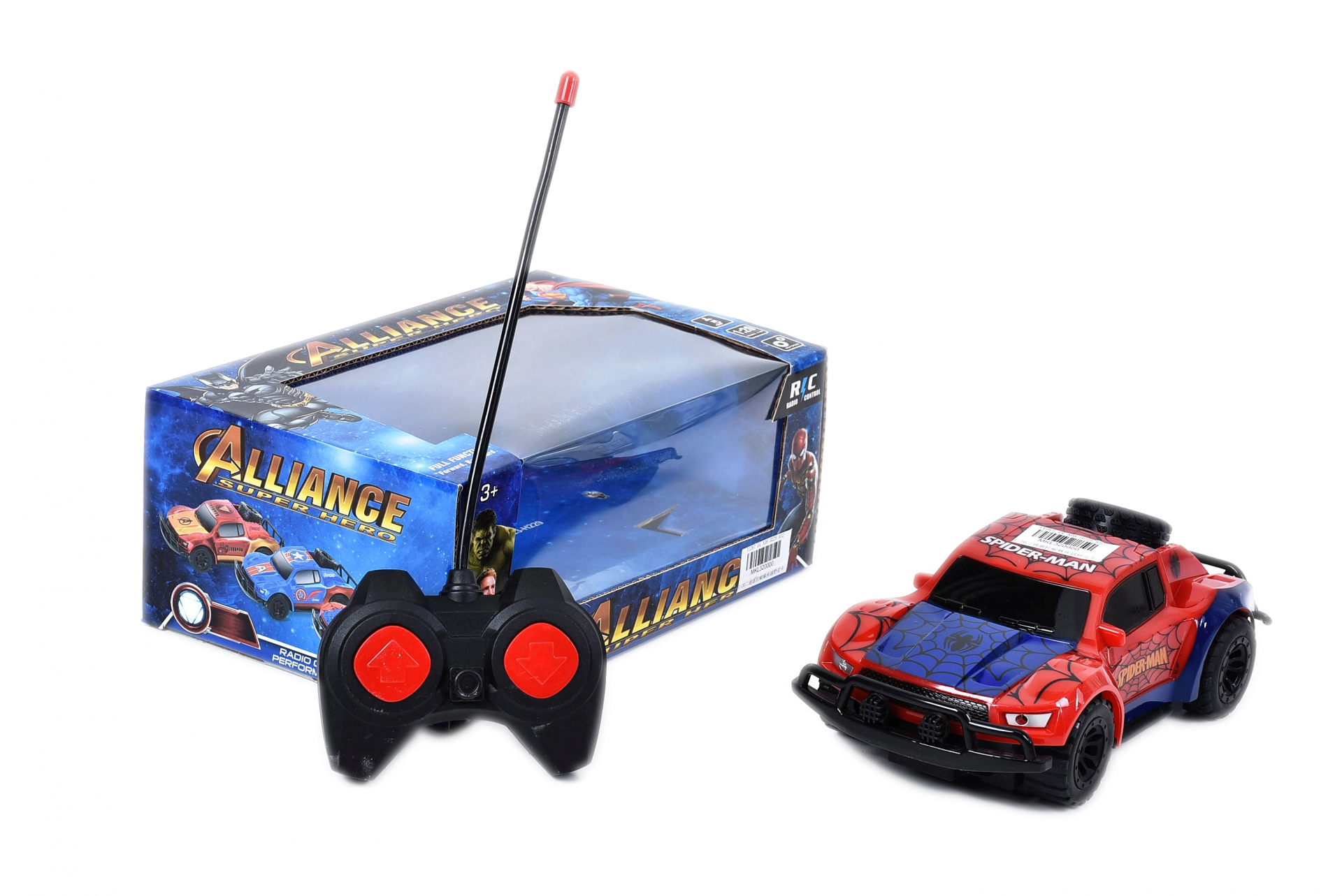 Джип с радиоконтрол в 2 посоки, Червен Супергерой