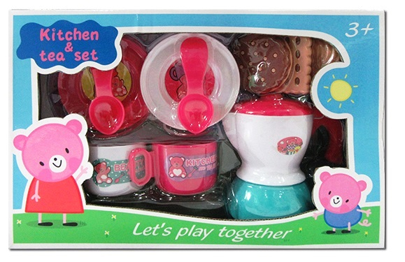 Сервиз за кафе с бисквитки в кутия, Прасенце