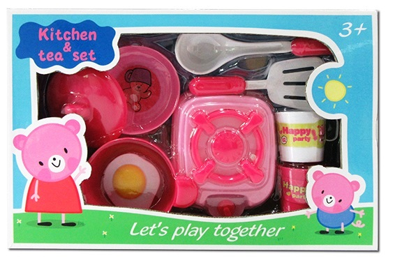 Кухненски комплект с котлони яйце, Прасенце