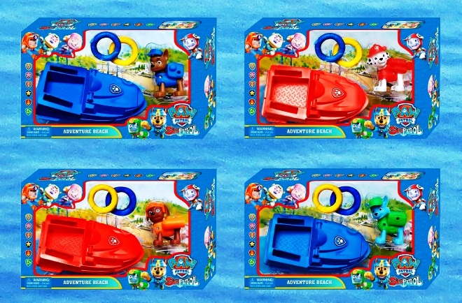 Лодка - изстрелвачка с Куче и пояс