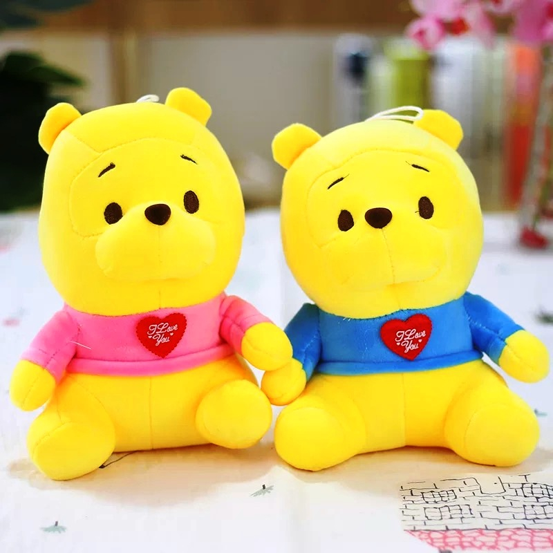 Мече пух с блуза, 22см, два цвята