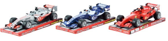 Формула с инерционен механизъм, ЗВУК и СВЕТЛИНИ, 3 цвята