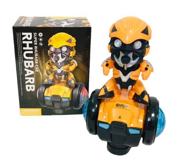 Робот върху Ховърборд, Звук и Светлини