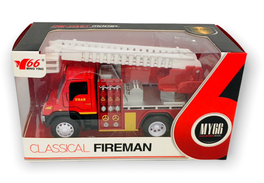 Пожарна с отварящи се врати и разгъваща се стълба, Звук и Светлини