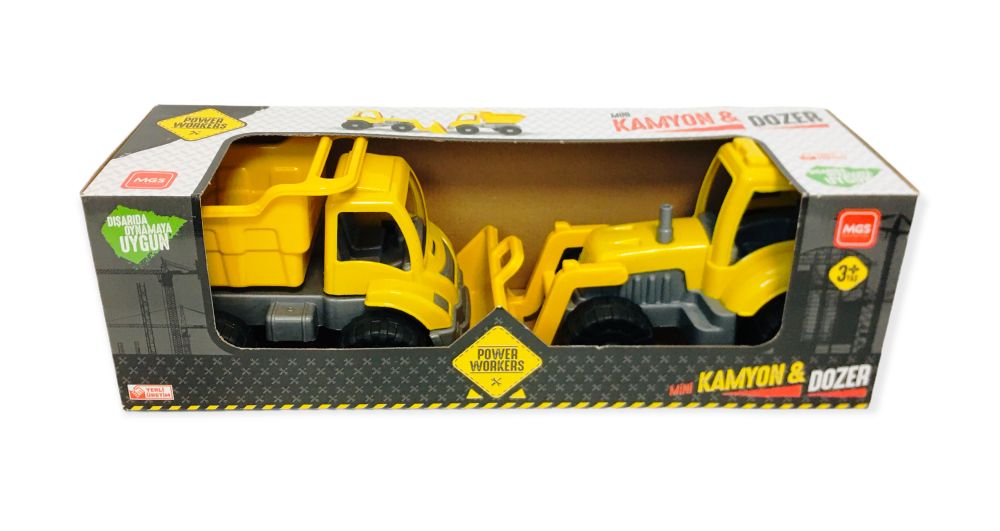 Камион и багер, инерционни