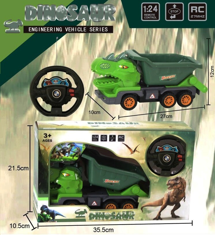 Самосвал ДИНОЗАВЪР с волан и радиоконтрол в 2 посоки