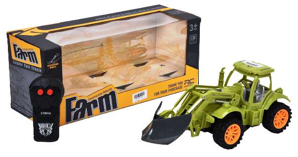 Трактор с лопата, радиоконтрол в 2 посоки, 2 цвята