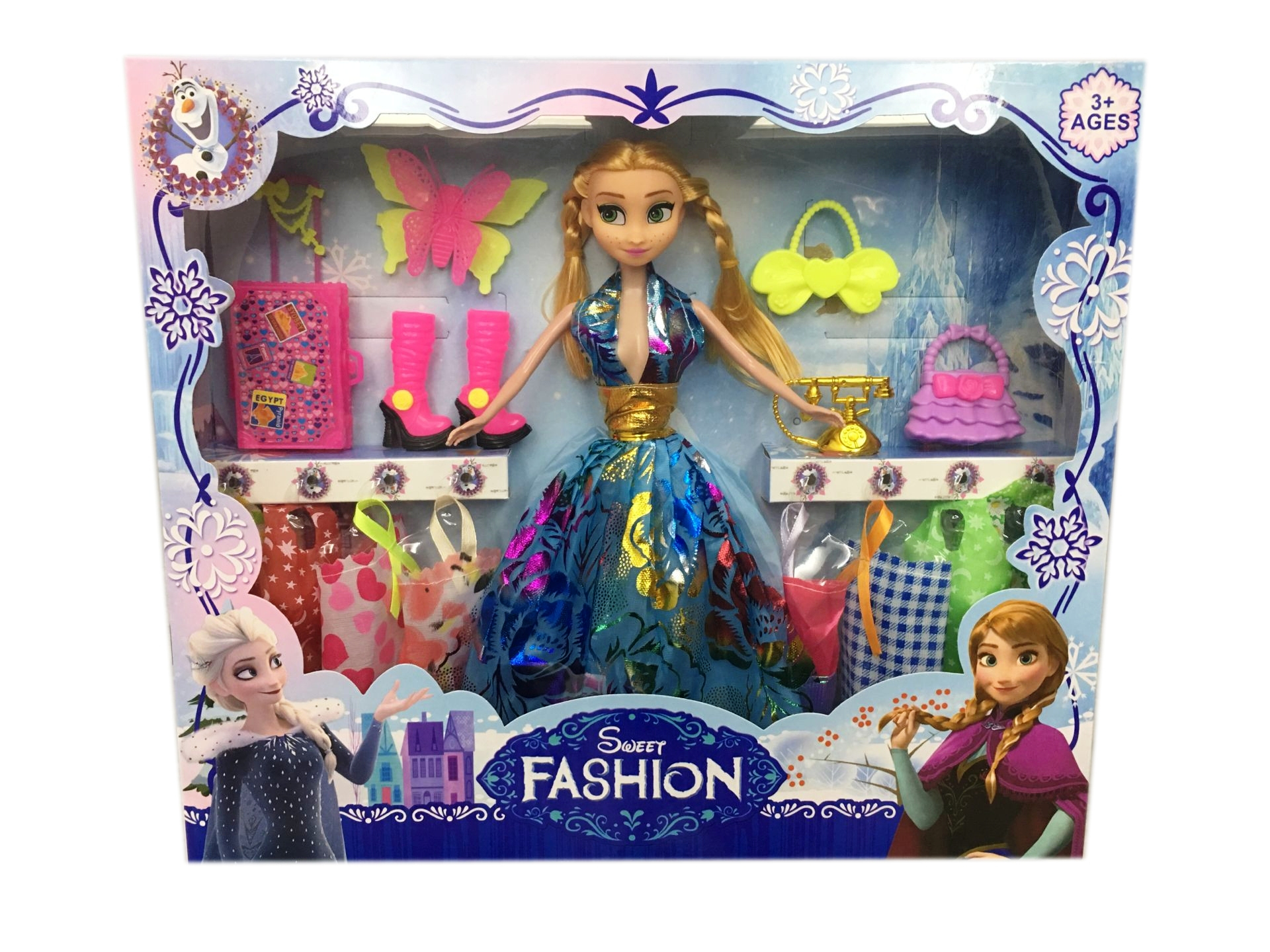 Кукла Ледено Кралство с дрехи и аксесоари