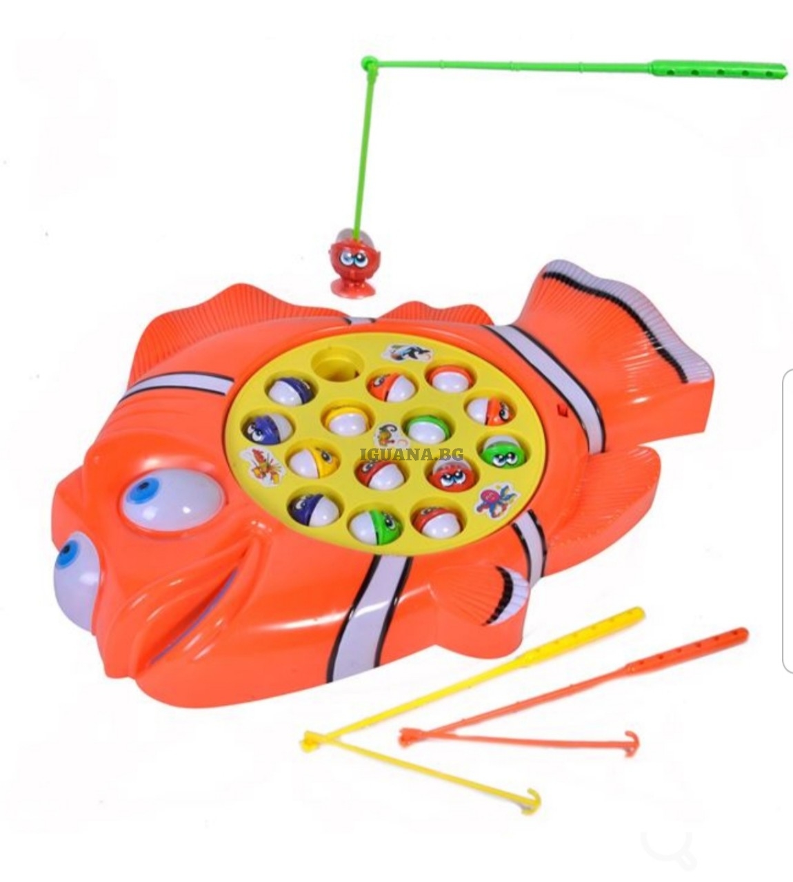 Детски риболов, музикален, 36x25x2см