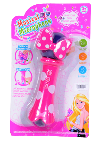 Микрофон с панделка + ЗВУК