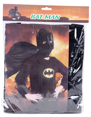 Черен костюм на черен супергерой