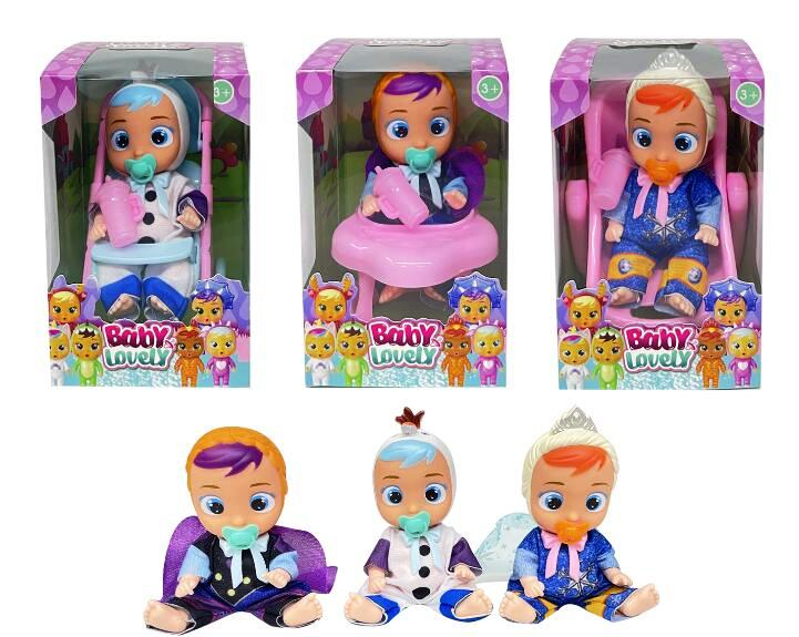 Комплект бебе с количка, биберон и шишенце