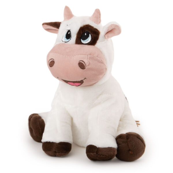 Плюшена крава седнала, 24см