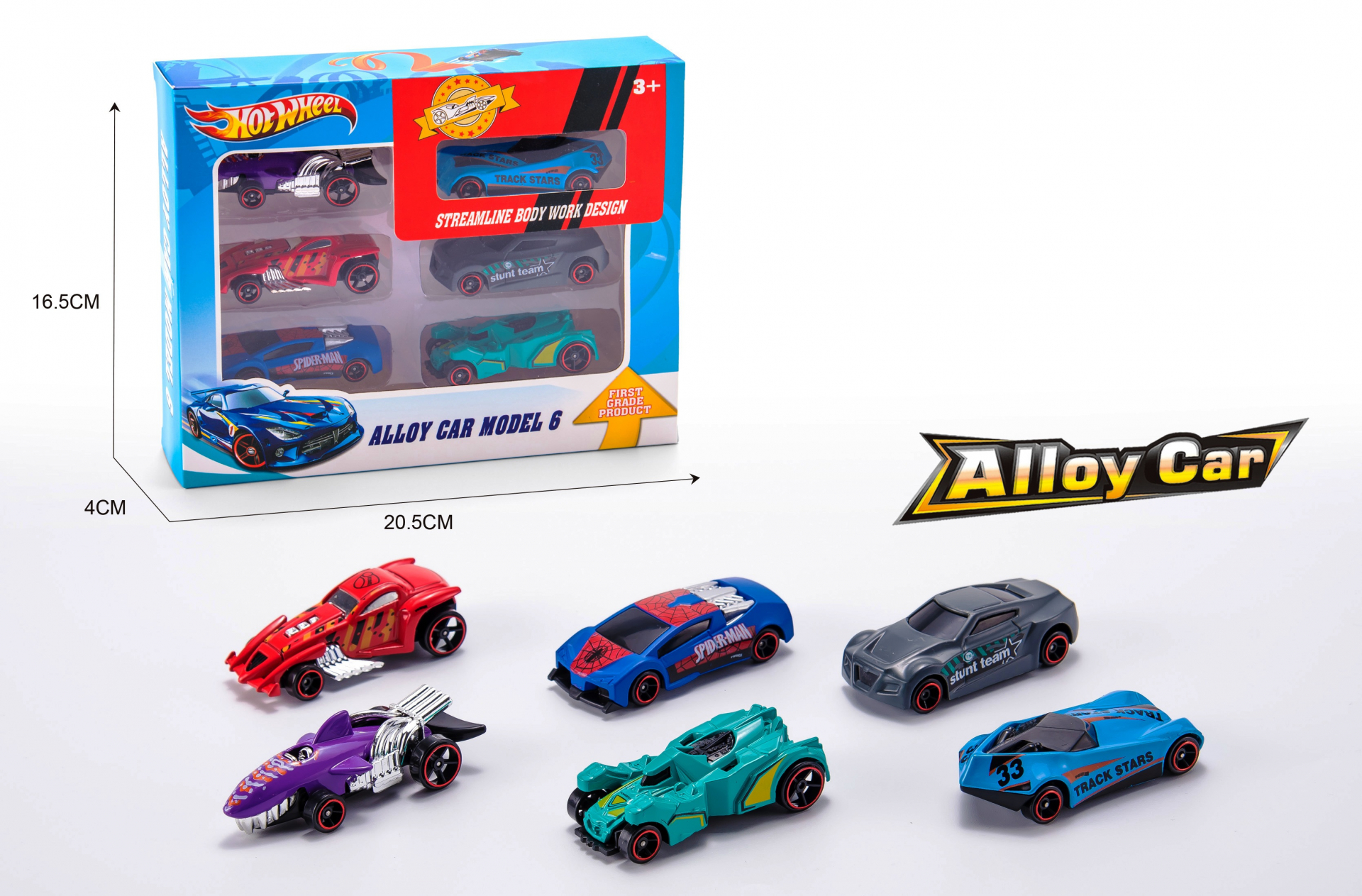 Комплект от 6 алуминиеви спортни колички