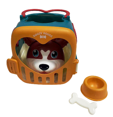 Забавно Куче с ГЛАСОВА КОМАНДА, клетка и кокал