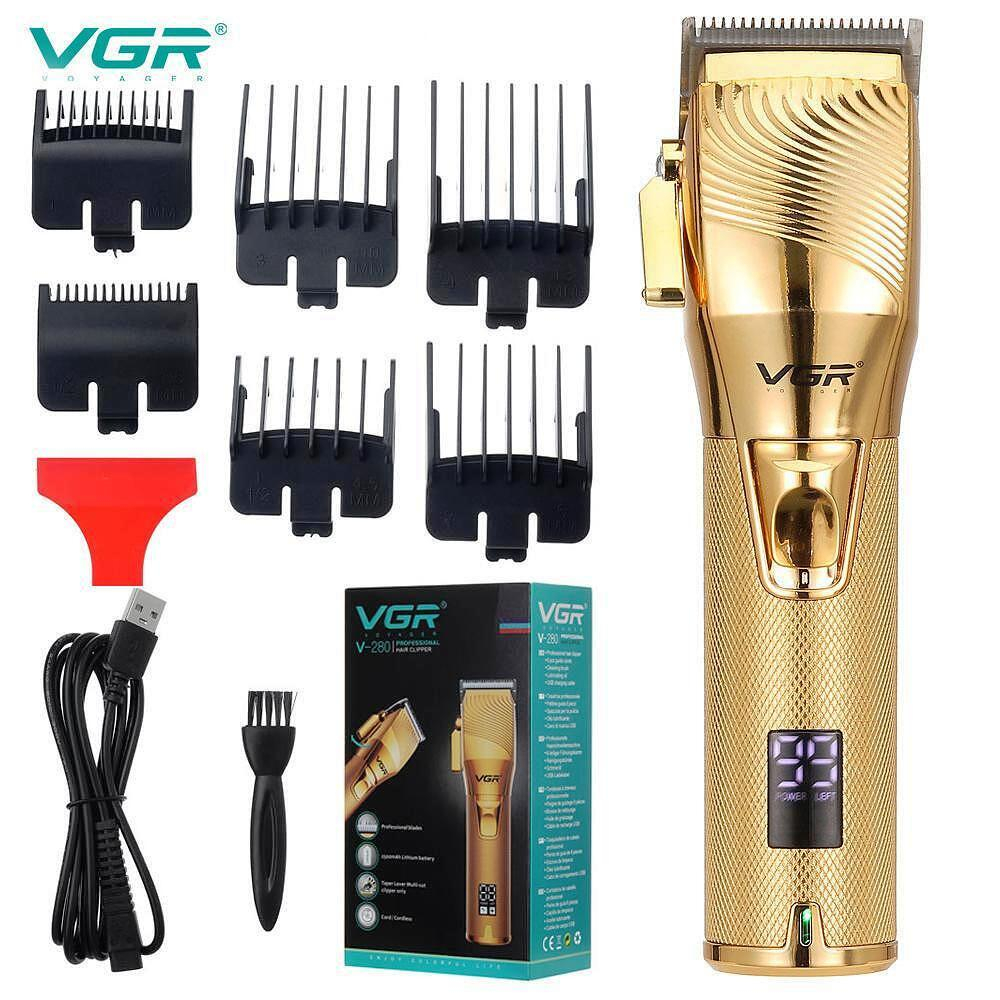 Професионална машинка за подстригване VOYAGER VGR V-280 + ПРИСТАВКИ