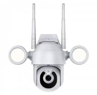 Въртяща се WiFi безжична IP камера 3MP FULL-HD с мощни LED прожектори + АУДИО