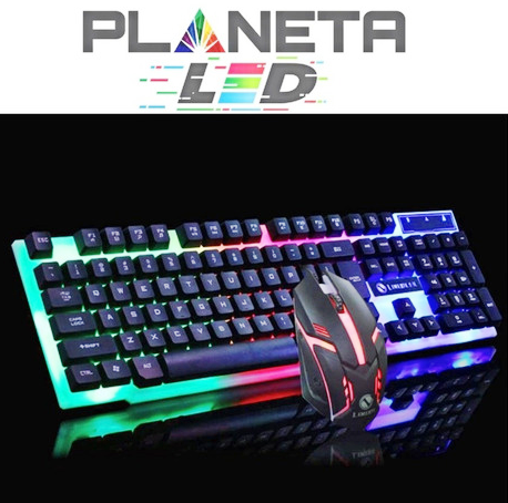 КОМПЛЕКТ Клавиатура с Мишка YELANDAR + ПОДСВЕТКА