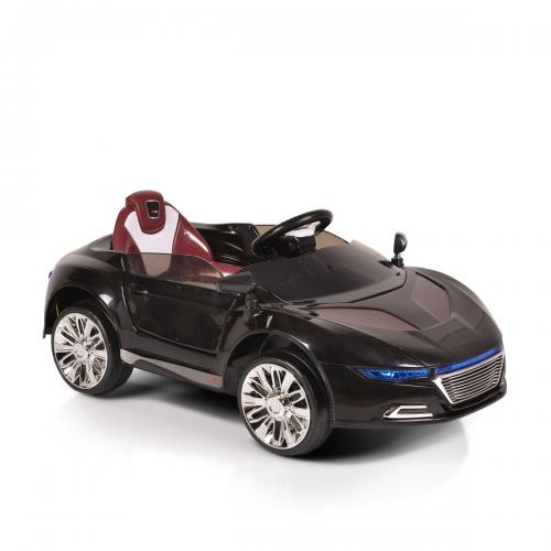 Акумулаторна кола Audi A228 Черна 6V, LED светлини, отварящи се врати | Iguana.bg