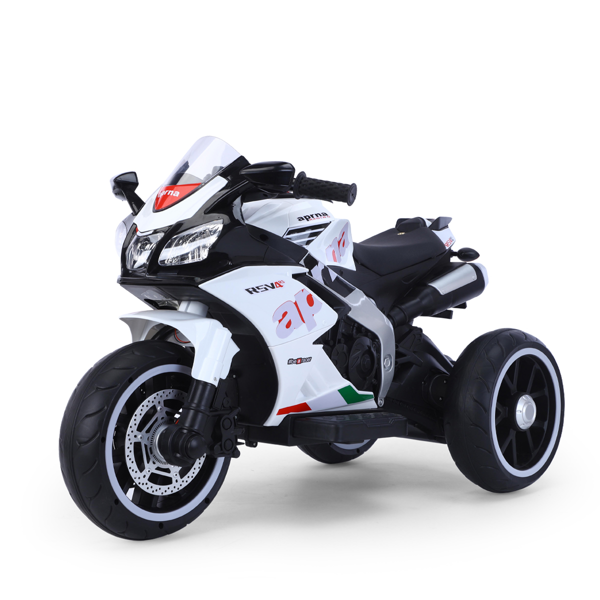 Акумулаторен мотор Panorama Бял, 12V с кожена седалка | Iguana.bg