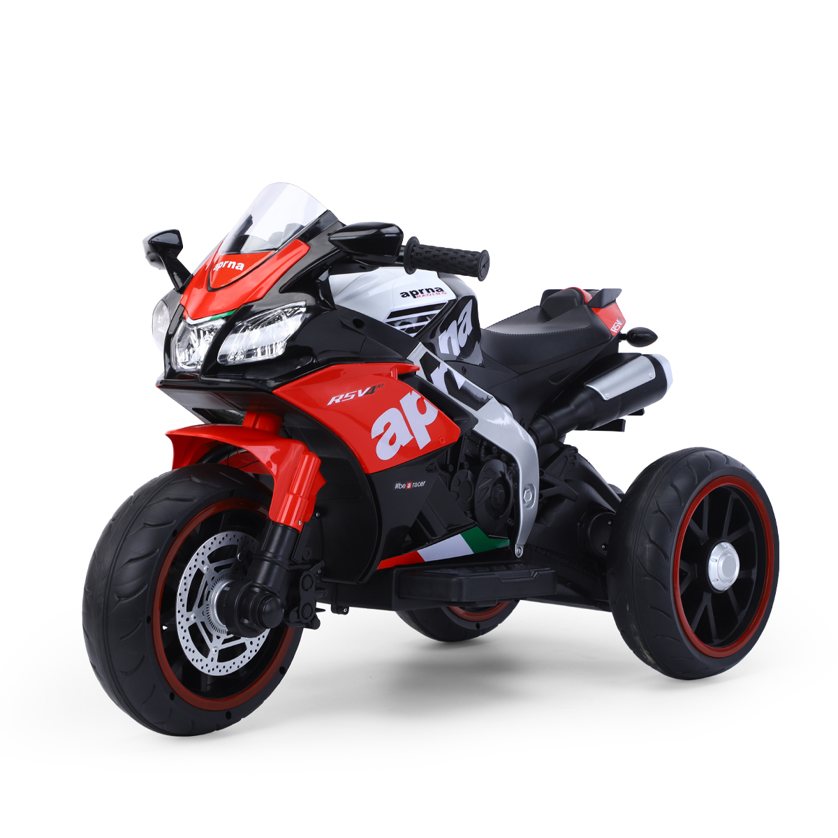 Акумулаторен мотор Panorama Червен, 12V с кожена седалка | Iguana.bg