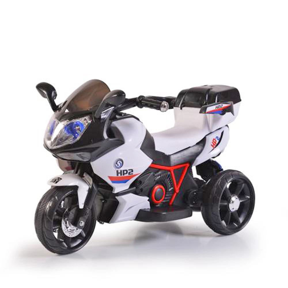 Акумулаторен мотор HP2 Черен с три гуми и предни светлини | Iguana.bg