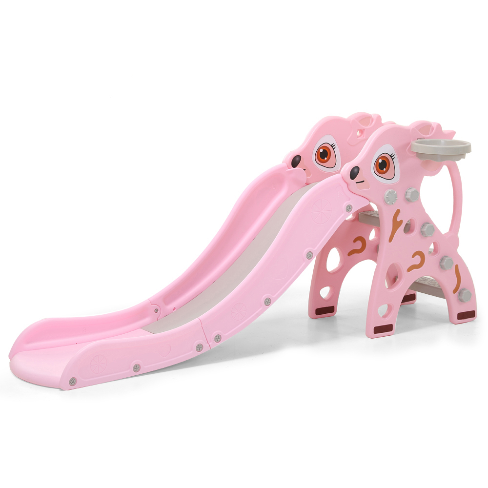 Детска Пързалка Tiana, Розова, за деца до 20кг, дължина на улея 159см | Iguana.bg