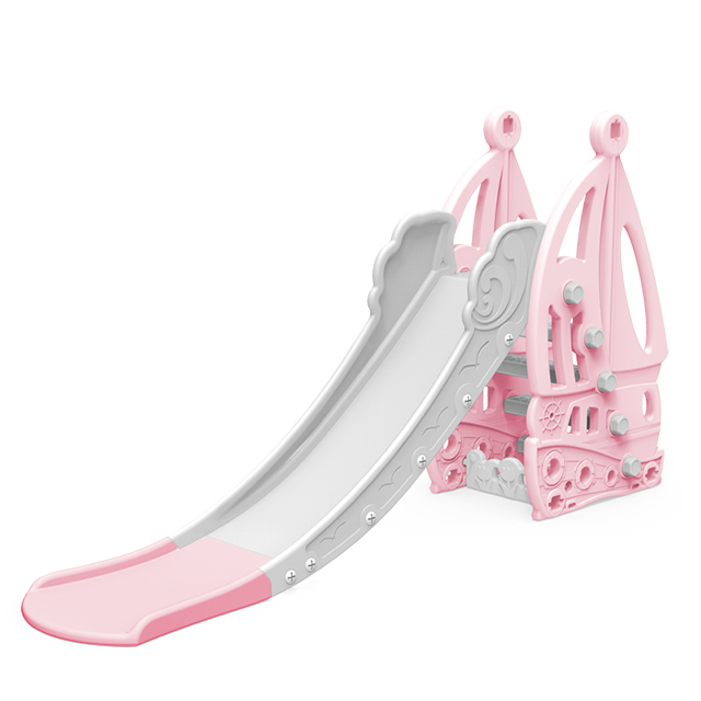 Детска Пързалка NALA, Розова, за деца до 40кг, дължина на улея 172см | Iguana.bg