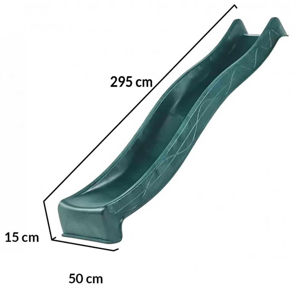 Улей за Пързалка Tsuri Зелен, дължина 290см до 70кг | Iguana.bg