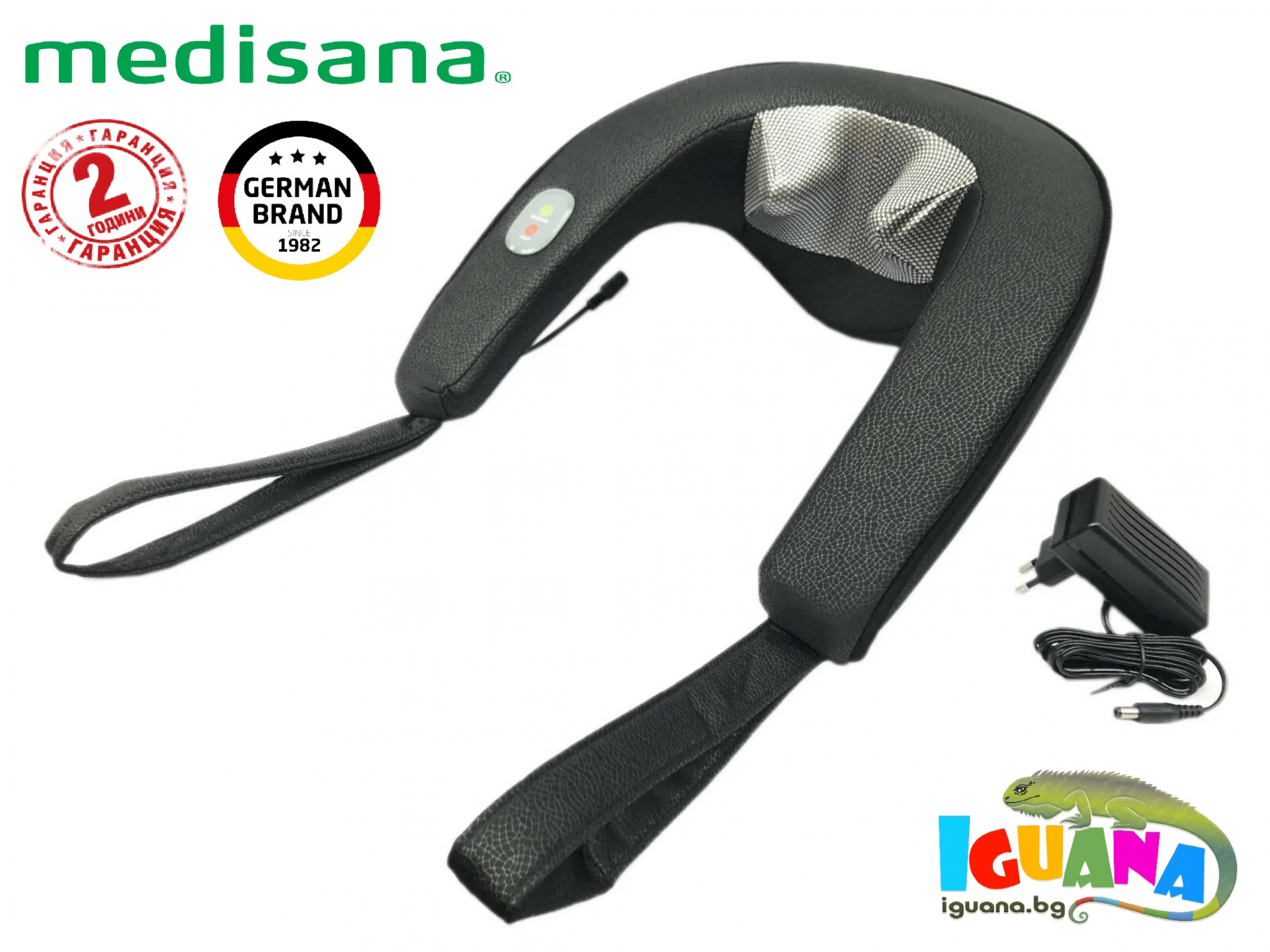Шиацу масажор за врат MEDISANA NM A81 с Инфрачервена светлина и затопляне | iguana.bg