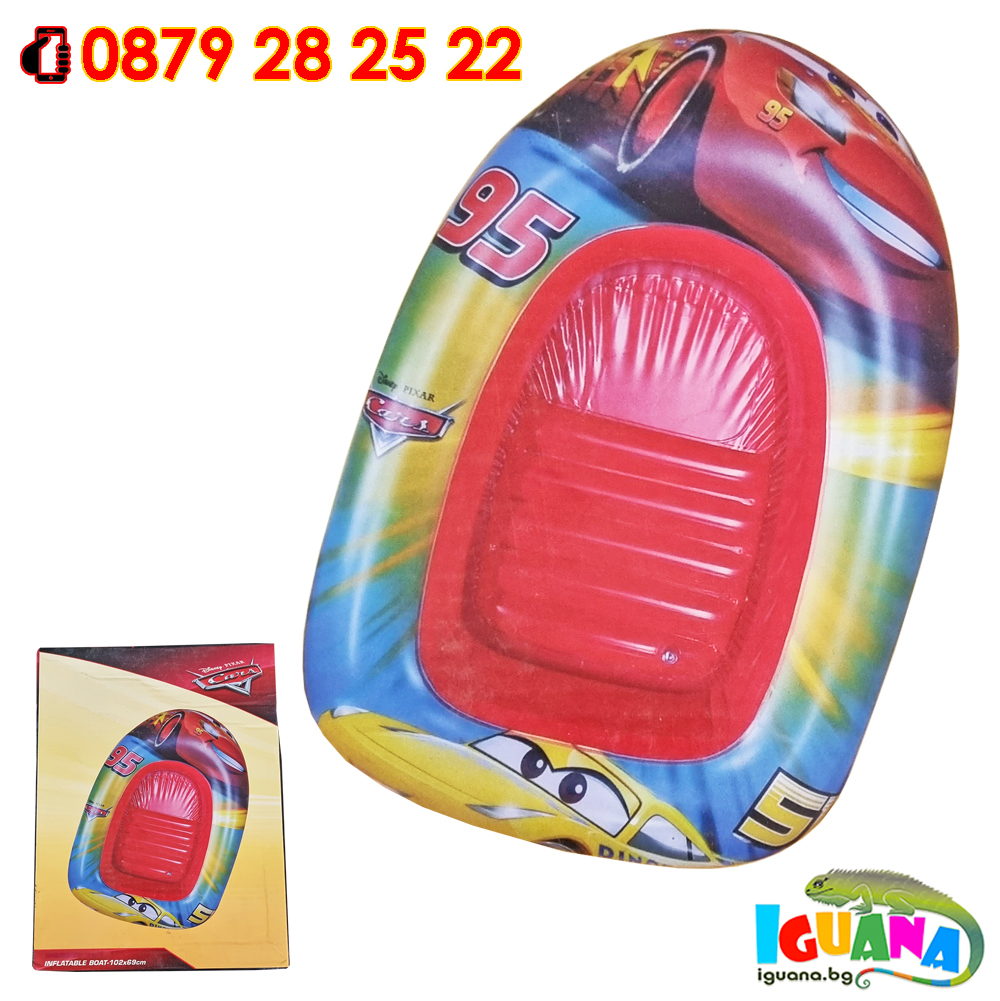 Надуваема лодка Disney Pixar Cars, Колите 102х69 см | Iguana.bg