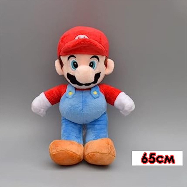 Детска плюшена играчка Super Mario, Супер Марио 65см, Мека, реалистичен вид | Iguana.bg