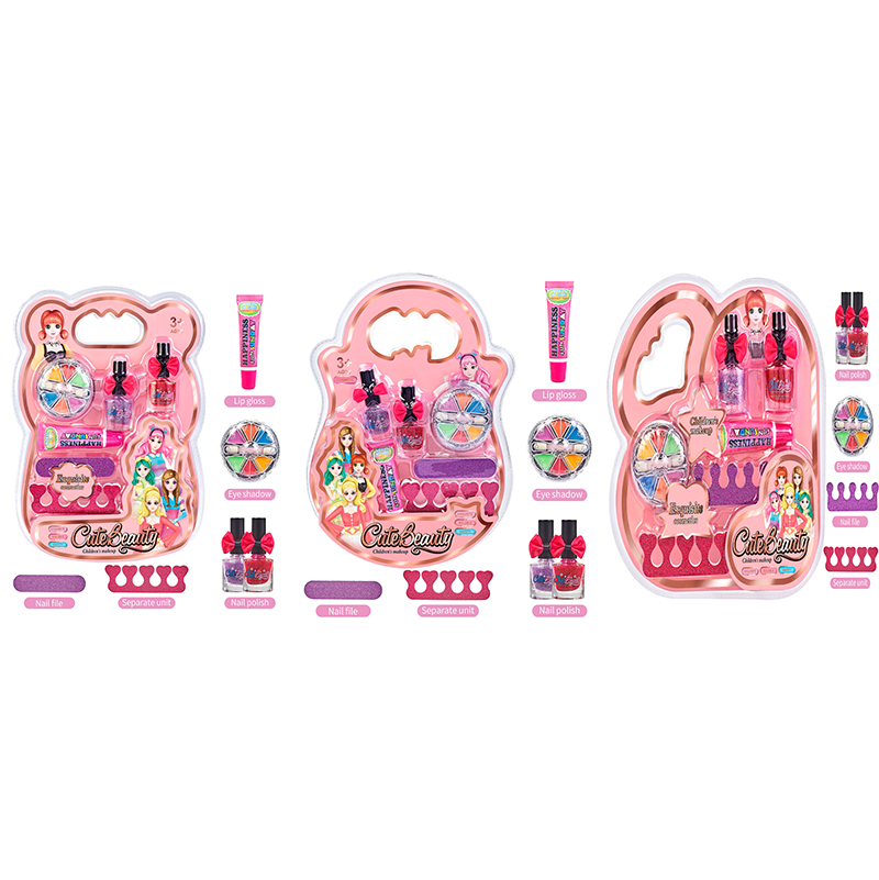 Детски козметичен комплект, лак, гланц, сенки
